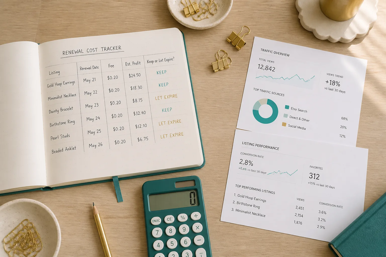 Etsy Listing Renewal Strategy: When It Helps, When It Wastes Money