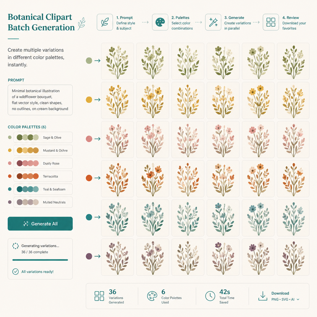How to Create Clipart Bundles with AI